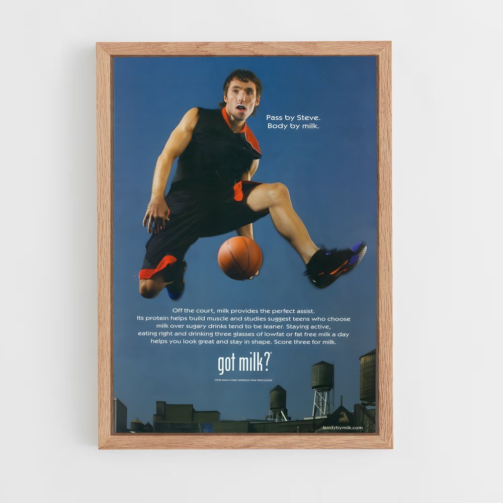 Poster Steve nash marquer – affiche Basketball (vue 4)